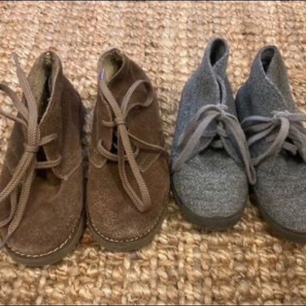 Boys J.Crew Chukka Boots size 11 - 2 pairs